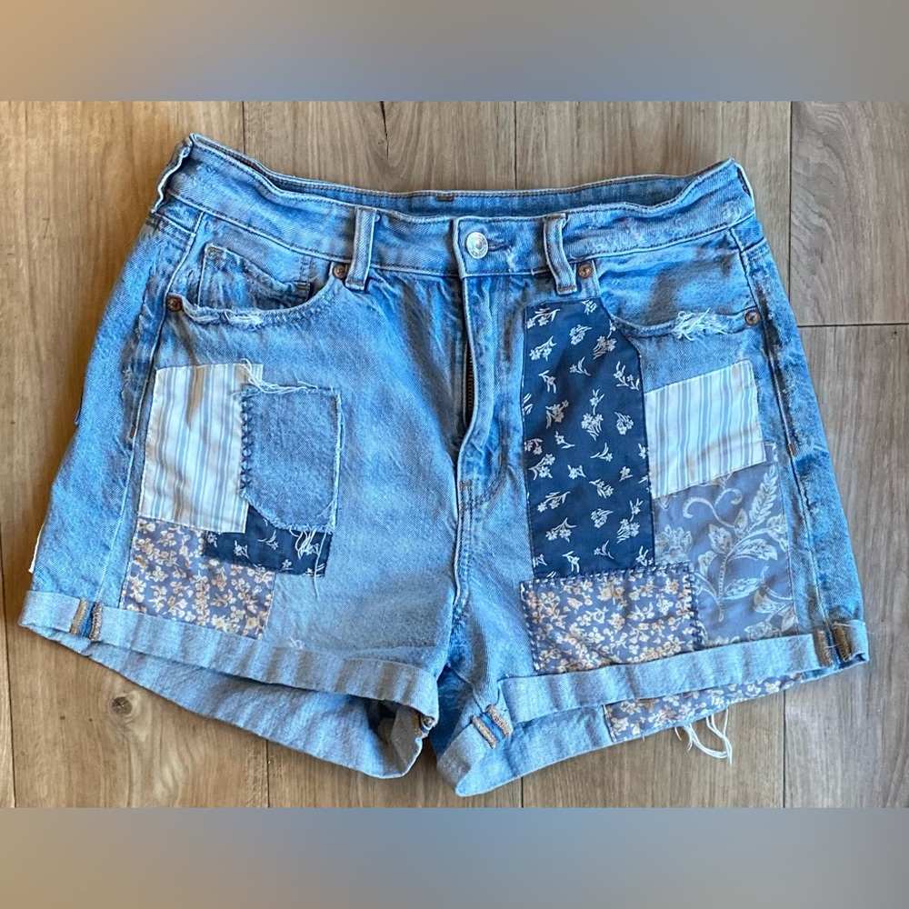 American Eagle Patchwork Shorts - image 1
